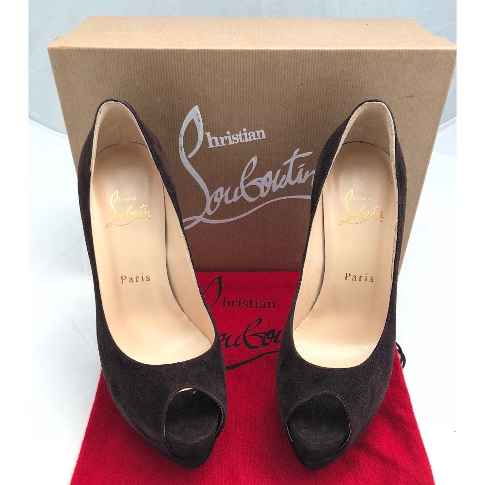 New Christian Louboutin Palais Royal Brown SZ 36.5 - Picture 2 of 8